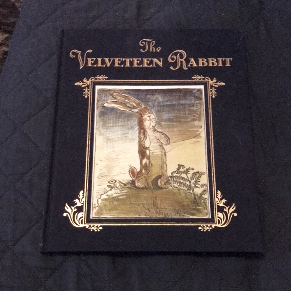 The Velveteen Rabbit Decorative Hardcover - Navy Blue & Gold